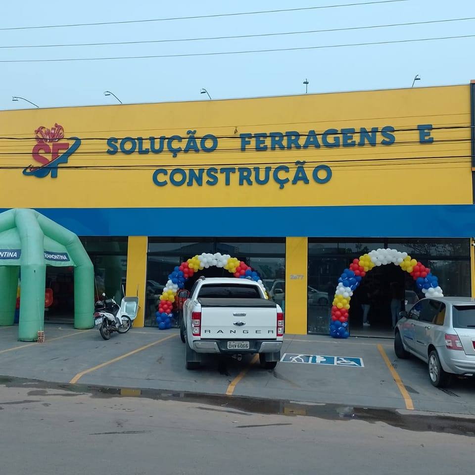 Fachada da Solução Ferragens e Construção em Ji-Paraná